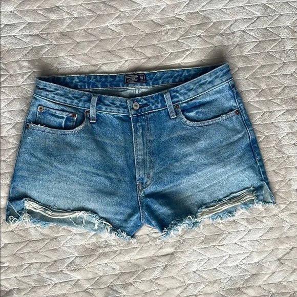 EUC Abercrombie & Fitch Annie High Rise Shorts - Picture 2 of 5